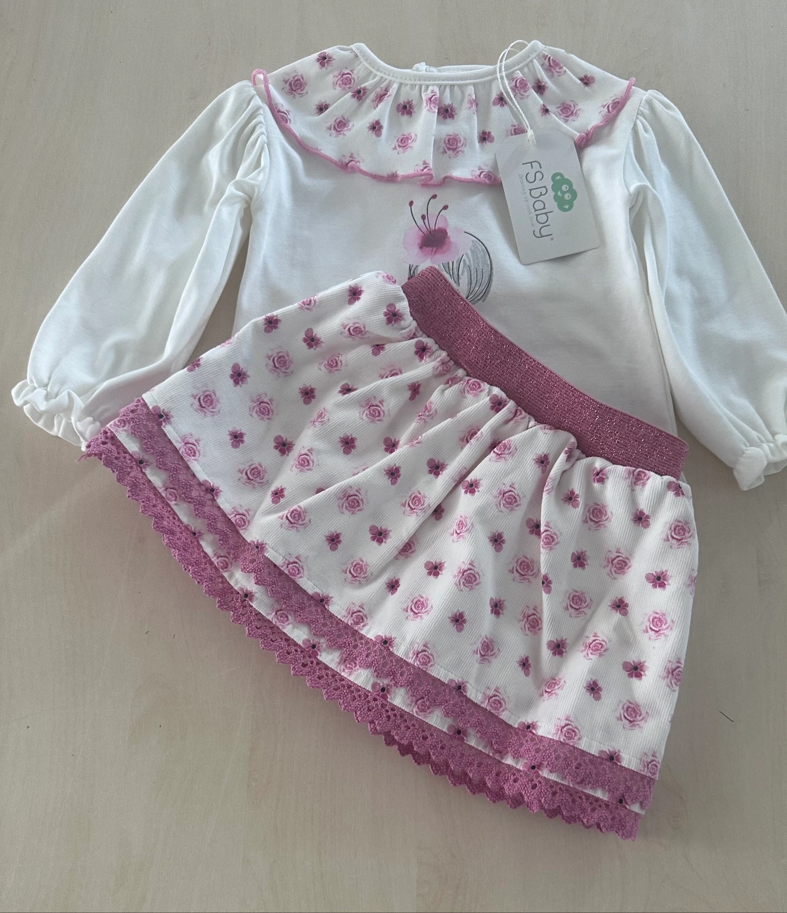 Conjunto bebé niña - talla 12 meses 80 cm / FS baby - nuevo – photo 2